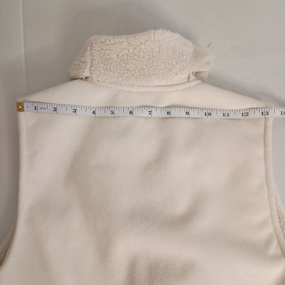 Lauren Ralph Lauren Faux Suede Sherpa Vest Women’s L - Large - Picture 10 of 14